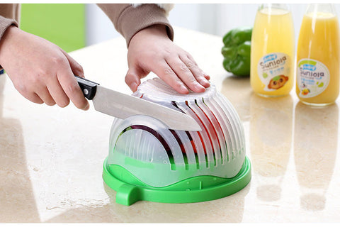 60 Seconds Salad Cutter  Easy Salad Maker